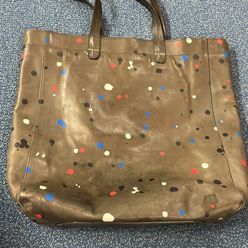 - Clare V leather spotted tote - Picture 4 of 4